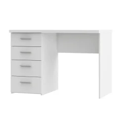 Escritorio con Cajonera de 4 Cajones Blanco A16