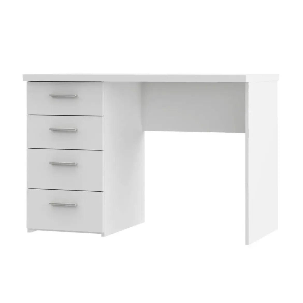 Escritorio con Cajonera de 4 Cajones Blanco A16