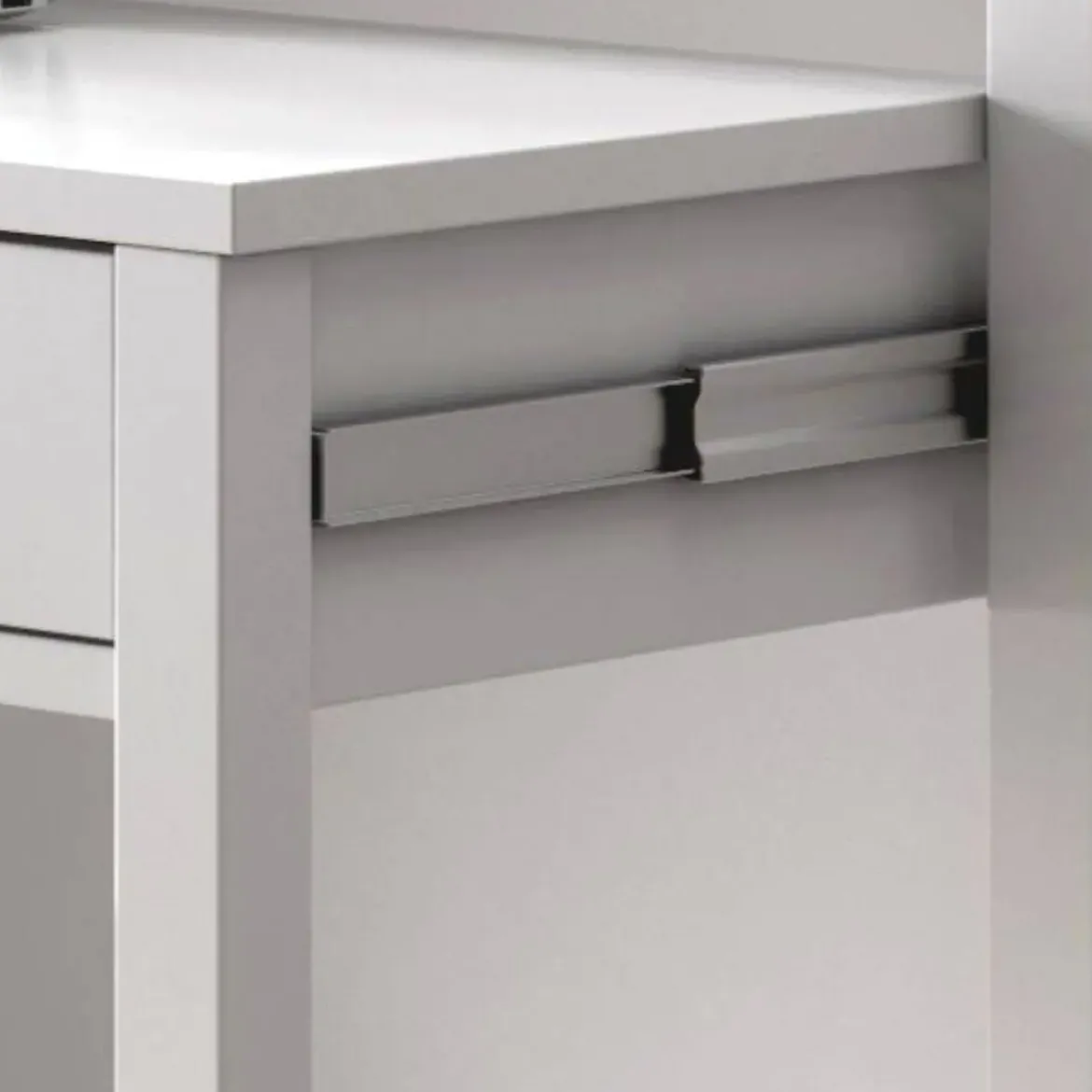 Escritorio con 2 Cajones Color Blanco ArtiK 004582A