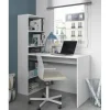 Escritorio con Estantería de Melamina color Blanco GIO 008314A