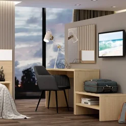 Escritorio de Madera con Acabado en Roble GHIO CNI220