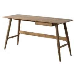 Escritorio de Madera de Mango Natural con Cajón 615243