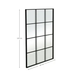 Espejo color Negro con efecto Ventana 120 cm 153404