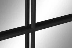 Espejo Cuadrado Decorativo en Hierro Negro 122 cm ES-218703