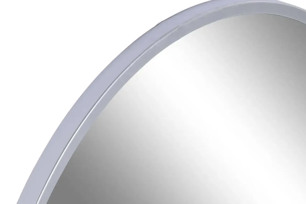 Espejo Decorativo de Hierro Plateado 60x60 ES-204893