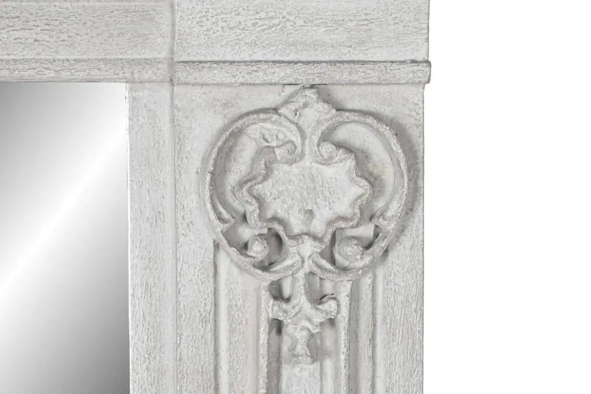 Espejo Decorativo de Mango y MDF Gris para Pared ES-201128