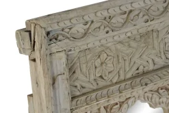 Espejo Decorativo de Teca Natural con Tallas Antiguas ES-216545