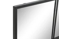 Espejo de Hierro Cristal Negro 90x2x90 ES-195696