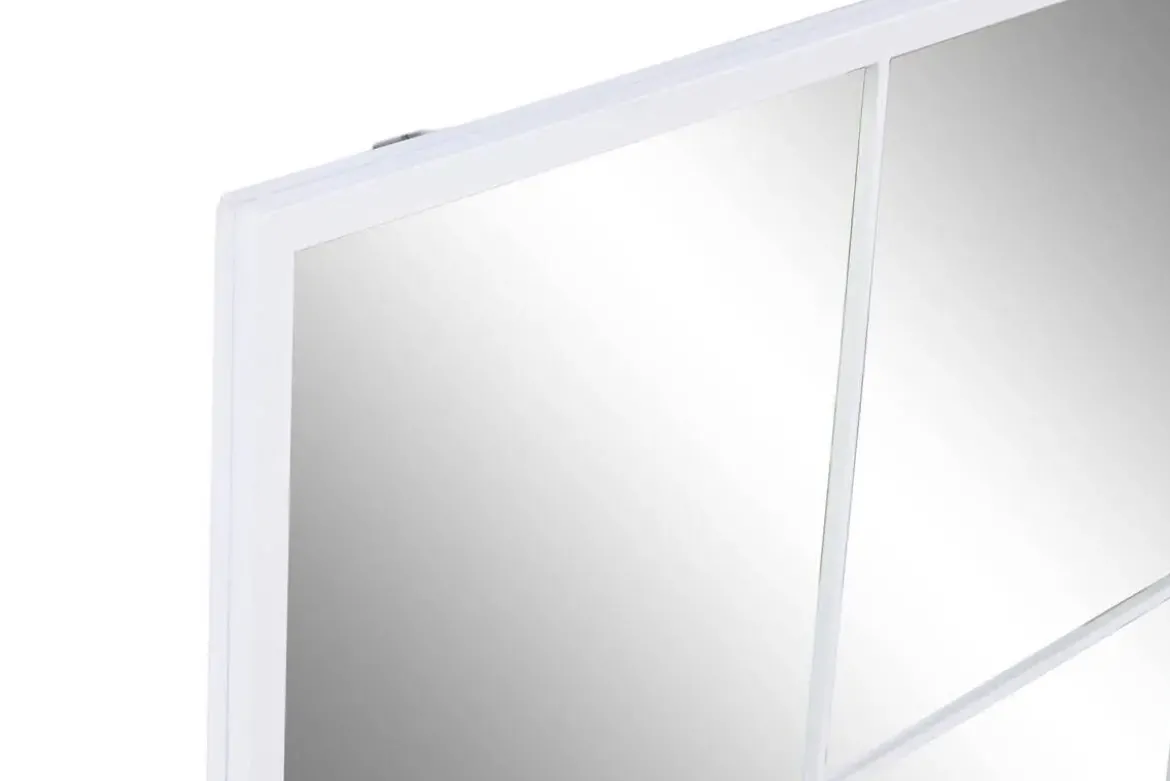 Espejo de Pared Cuadrado en Hierro Blanco Ventana ES-204880