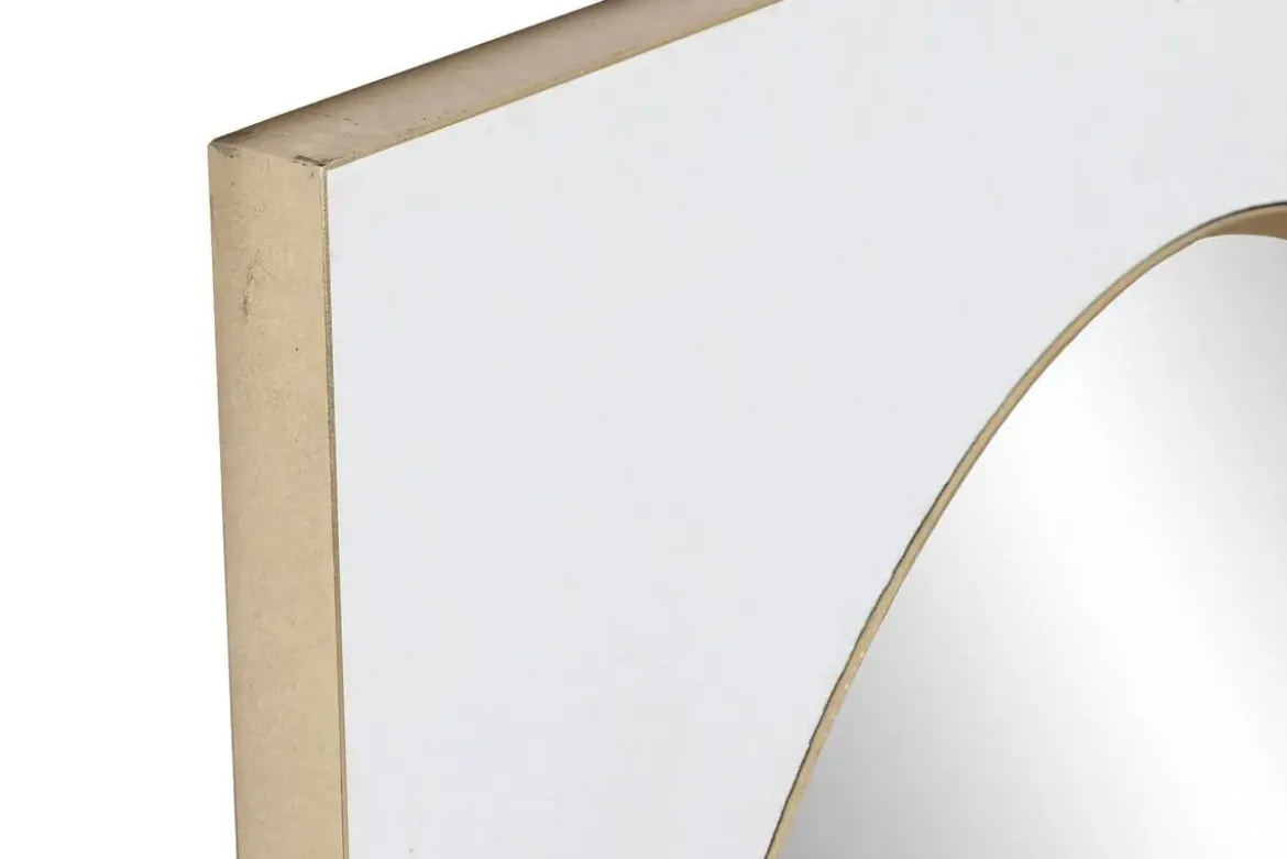 Espejo de Pared Cuadrado en Metal Blanco ES-209305