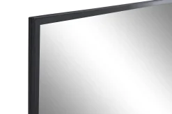 Espejo de Pared de Cristal y Hierro Negro de 90x120 cm ES-195697