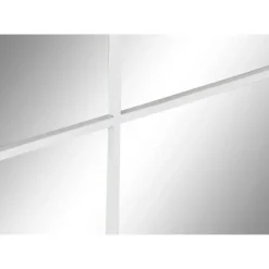 Espejo de Pared de Cristal y Hierro Blanco de 90x150 cm ES-204882