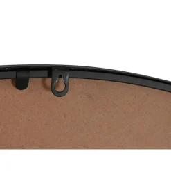 Espejo de Pared de Cristal y Hierro Negro de 120 cm ES-211495