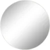 Espejo de Pared de Cristal y Hierro Blanco de 120 cm ES-211496