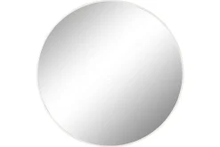 Espejo de Pared de Cristal y Hierro Blanco de 120 cm ES-211496