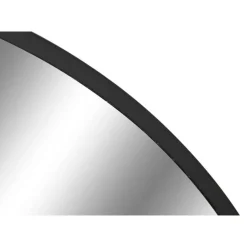Espejo de Pared de Cristal y Hierro Negro de 100 cm ES-211493