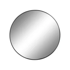 Espejo de Pared de Cristal y Hierro Negro de 100 cm ES-211493
