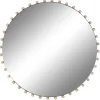 Espejo de Pared de Metal Negro ES-212251