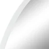 Espejo de Pared Redondo de Metal Blanco 100 cm ES-211494