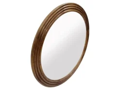 Espejo de Pared Redondo 3D Natural ES-230384