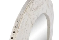 Espejo de Pared RUEDA Blanco Decapé ES-227818