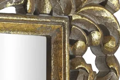 Espejo de Pared Tallado Dorado ES-205158