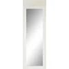 Espejo de Pie Vestidor Mango y Ratán Blanco Roto MB-215078