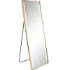 Espejo de Pie Vestidor Táctil Dorado ES-220590