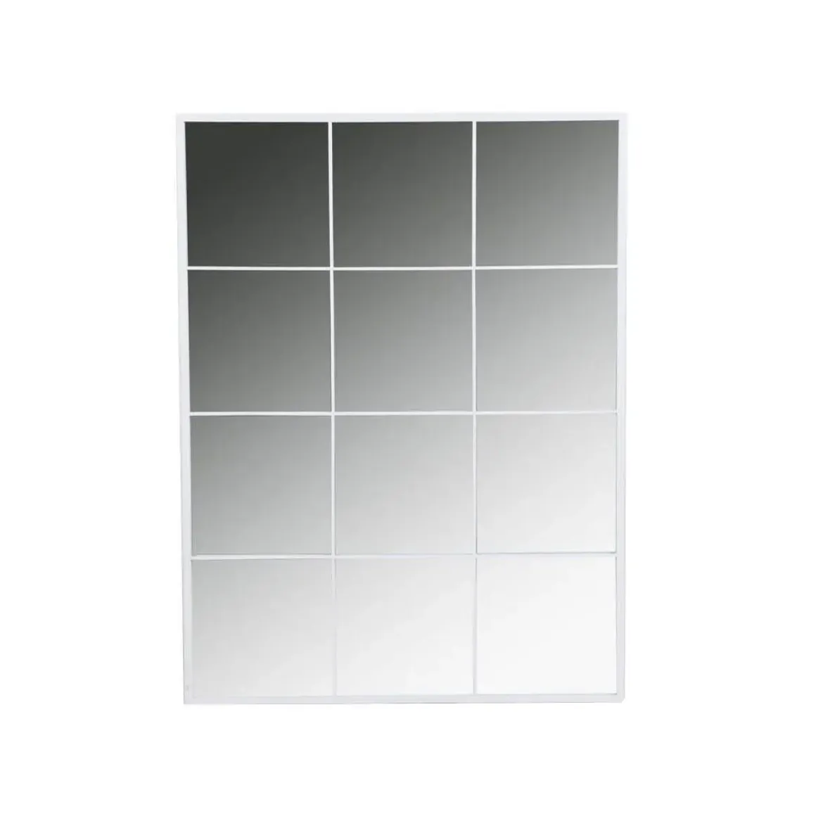 Espejo efecto Ventana de Hierro color Blanco 120 cm ES-204881