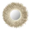 Espejo PANDAN decorativo Circular de Fibras Naturales 10-38