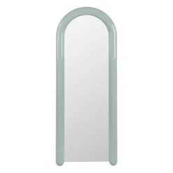 Espejo Vestidor Lacado Verde 60x160 cm con Sistema de Sujeción 614906