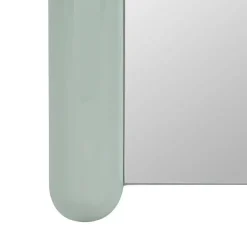 Espejo Vestidor Lacado Verde 60x160 cm con Sistema de Sujeción 614906