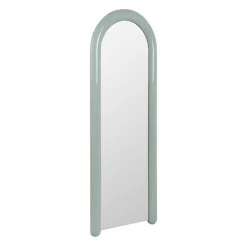 Espejo Vestidor Lacado Verde 60x160 cm con Sistema de Sujeción 614906