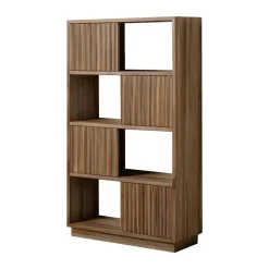 Estantería Alta de Madera de Teca Natural BELLAMONTE 614749