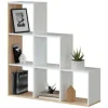 Estantería decorativa MULK-PLUS con 6 huecos 0F2254A