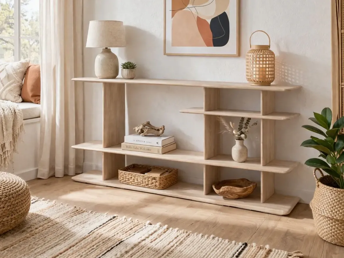 Estantería de Madera de Hevea 180 cm MB-224106