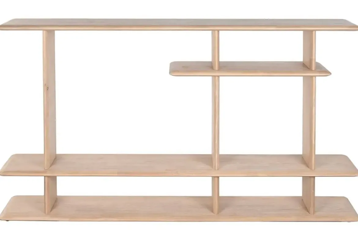 Estantería de Madera de Hevea 180 cm MB-224106
