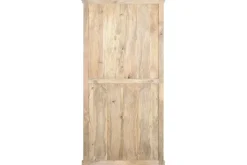 Estantería de Madera de Mango Blanco Envejecido con Cajón MB-219423
