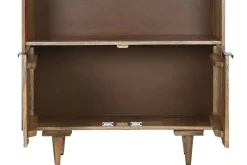 Estantería de Madera de Mango Blanca MB-212182