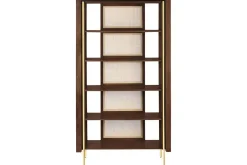 Estantería de Madera de Mango y Fibra Natural MB-222844