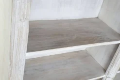 Estantería de Madera Tallada en Blanco MB-220358