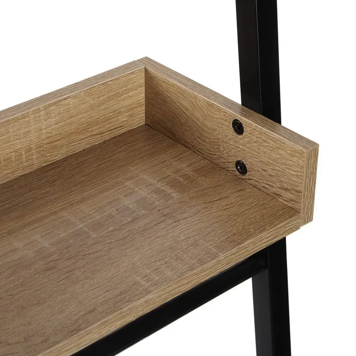 Estantería de metal 3 baldas de madera MDF con espejo 21810097