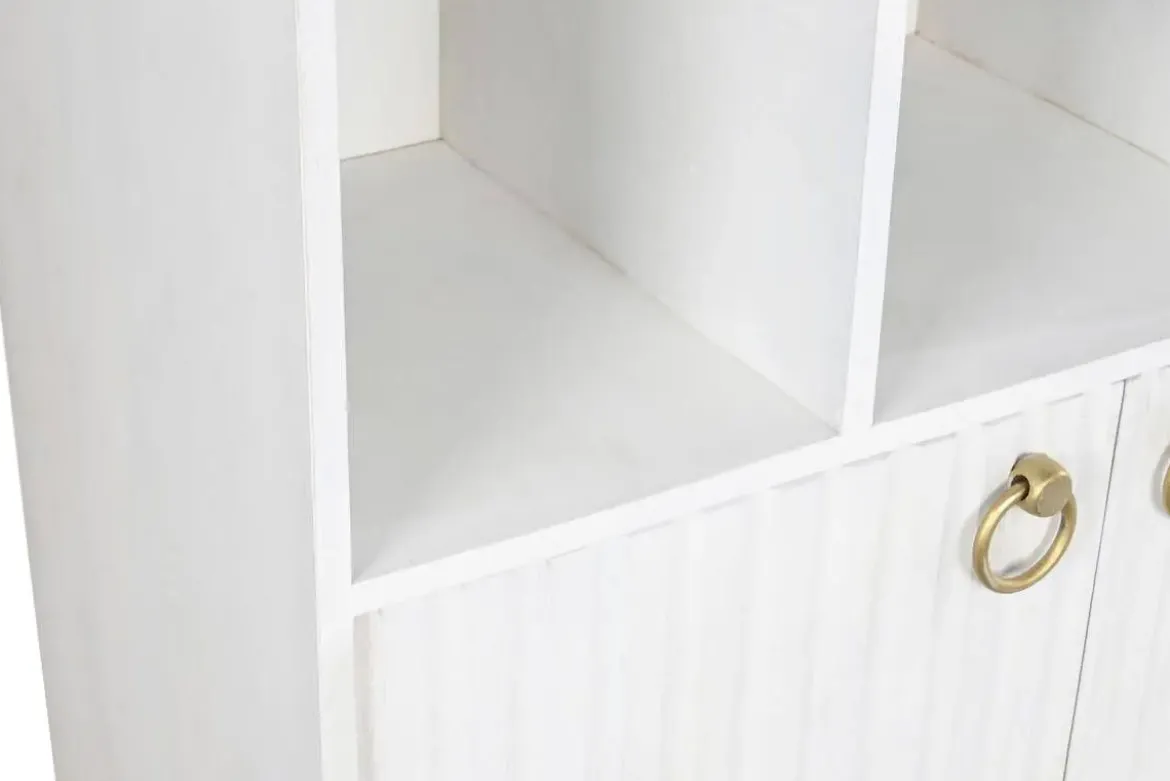 Estantería de Salón Blanca con 2 Puertas MB-200593