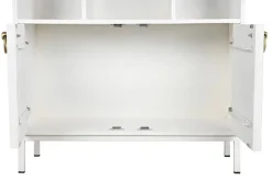 Estantería de Salón Blanca con 2 Puertas MB-200593