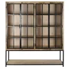 Estantería Industrial de Madera de Mango y Metal 170 cm MB-228037