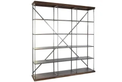 Estantería Industrial de Madera Sheesham y Metal MB-201505