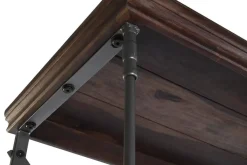 Estantería Industrial de Madera Sheesham y Metal MB-201505