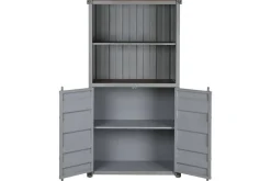 Estantería Industrial Metal y MDF Container Color Gris MB-217354