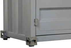 Estantería Industrial Metal y MDF Container Color Gris MB-217354