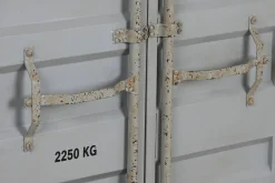 Estantería Industrial Metal y MDF Container Color Gris MB-217354